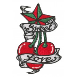 Toppa  termoadesiva Tattoo Sweet Love