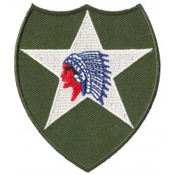 Aufnäher Patch Bügelbild 2nd infantry division US army
