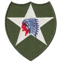 Aufnäher Patch Bügelbild 2nd infantry division US army
