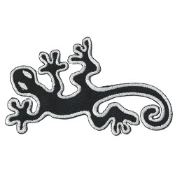Patche écusson thermocollant Salamandre Gecko Lézard