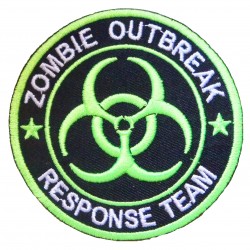 Iron-on Patch Zombie Outbreak