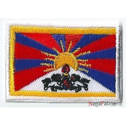 Aufnäher Patch klein Flagge Bügelbild Tibet