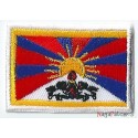 Parche bandera pequeño termoadhesivo Tíbet