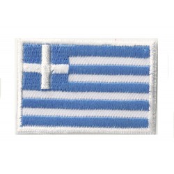 Parche bandera pequeño termoadhesivo Grecia