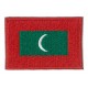 Aufnäher Patch klein Flagge Bügelbild Malediven