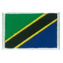 Parche bandera pequeño termoadhesivo Tanzania