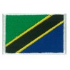 Toppa  bandiera piccolo termoadesiva Tanzania
