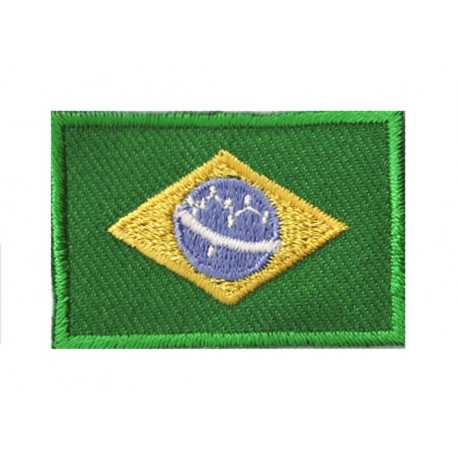 Patche écusson petit drapeau Brésil