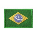 Aufnäher Patch klein Flagge Bügelbild Brasilien