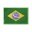 Parche bandera pequeño termoadhesivo Brasil