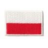 Parche bandera pequeño termoadhesivo Polonia