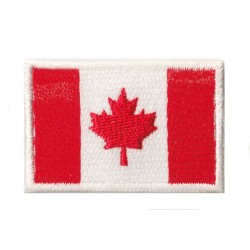 Patche écusson petit drapeau Canada