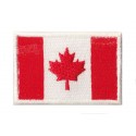 Parche bandera pequeño termoadhesivo Canadá