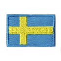 Aufnäher Patch klein Flagge Bügelbild Schweden