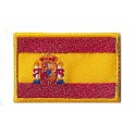 Aufnäher Patch klein Flagge Bügelbild Spanien