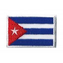 Aufnäher Patch klein Flagge Bügelbild Kuba