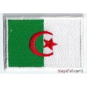 Aufnäher Patch klein Flagge Bügelbild Algerien