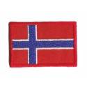 Parche bandera pequeño termoadhesivo Noruega
