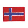 Patche écusson petit drapeau Norvège
