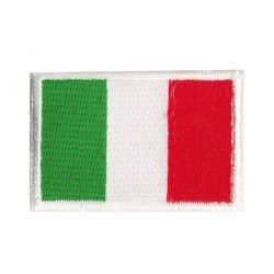 Aufnäher Patch klein Flagge Bügelbild Italien