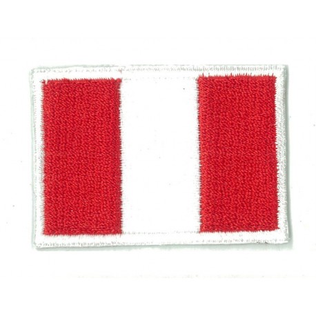 Patche écusson petit drapeau Pérou