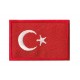 Aufnäher Patch klein Flagge Bügelbild Türkei