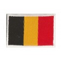 Aufnäher Patch klein Flagge Bügelbild Belgien