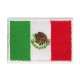 Patche écusson petit drapeau Mexique