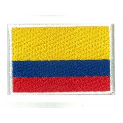Aufnäher Patch klein Flagge Bügelbild Kolumbien