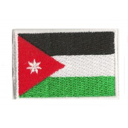 Parche bandera pequeño termoadhesivo Jordania