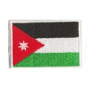 Parche bandera pequeño termoadhesivo Jordania