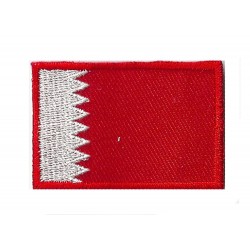 Aufnäher Patch klein Flagge Bügelbild Bahrein