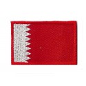Aufnäher Patch klein Flagge Bügelbild Bahrein