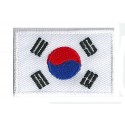 Aufnäher Patch klein Flagge Bügelbild Südkorea