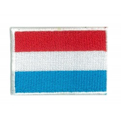Parche bandera pequeño termoadhesivo Luxemburgo