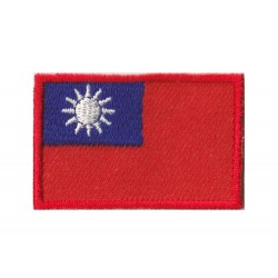 Toppa  bandiera piccolo termoadesiva Taiwan