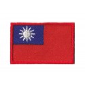 Parche bandera pequeño termoadhesivo Taiwán
