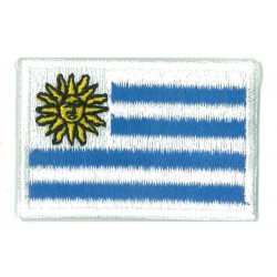 Aufnäher Patch klein Flagge Bügelbild Uruguay