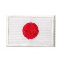 Aufnäher Patch klein Flagge Bügelbild Japan