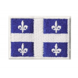 Parche bandera pequeño termoadhesivo Quebec