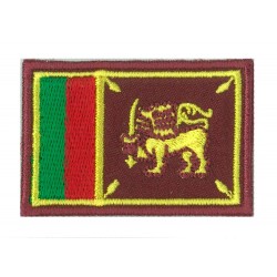 Toppa  bandiera piccolo termoadesiva Sri Lanka