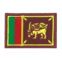 Patche écusson petit drapeau Sri Lanka