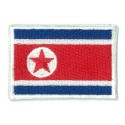 Aufnäher Patch klein Flagge Bügelbild Nordkorea