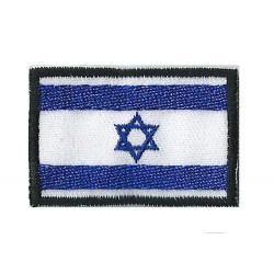 Aufnäher Patch klein Flagge Bügelbild  Israel