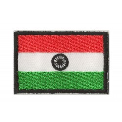 Aufnäher Patch klein Flagge Bügelbild Indien