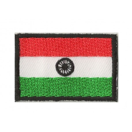 Patche écusson petit drapeau Inde