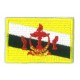 Aufnäher Patch klein Flagge Bügelbild Brunei