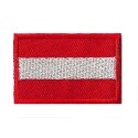 Aufnäher Patch klein Flagge Bügelbild Österreich