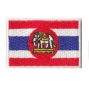 Patche écusson petit drapeau Thaïlande éléphant