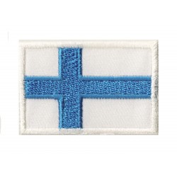 Aufnäher Patch klein Flagge Bügelbild Finnland